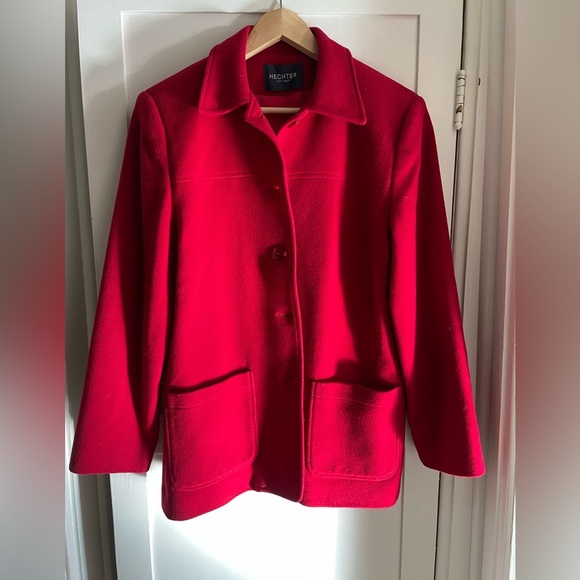 Vintage Hechter Wool Jacket/Blazer Size S/M - Picture 2 of 13